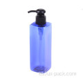 Botella de plástico de loción corporal de champú recargable con bomba